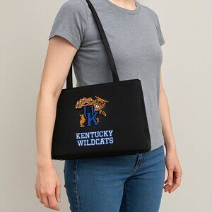 Kentucky Wildcats Purse Tote Bag Black Embroidered Logo Sandol Shoulder Handbag